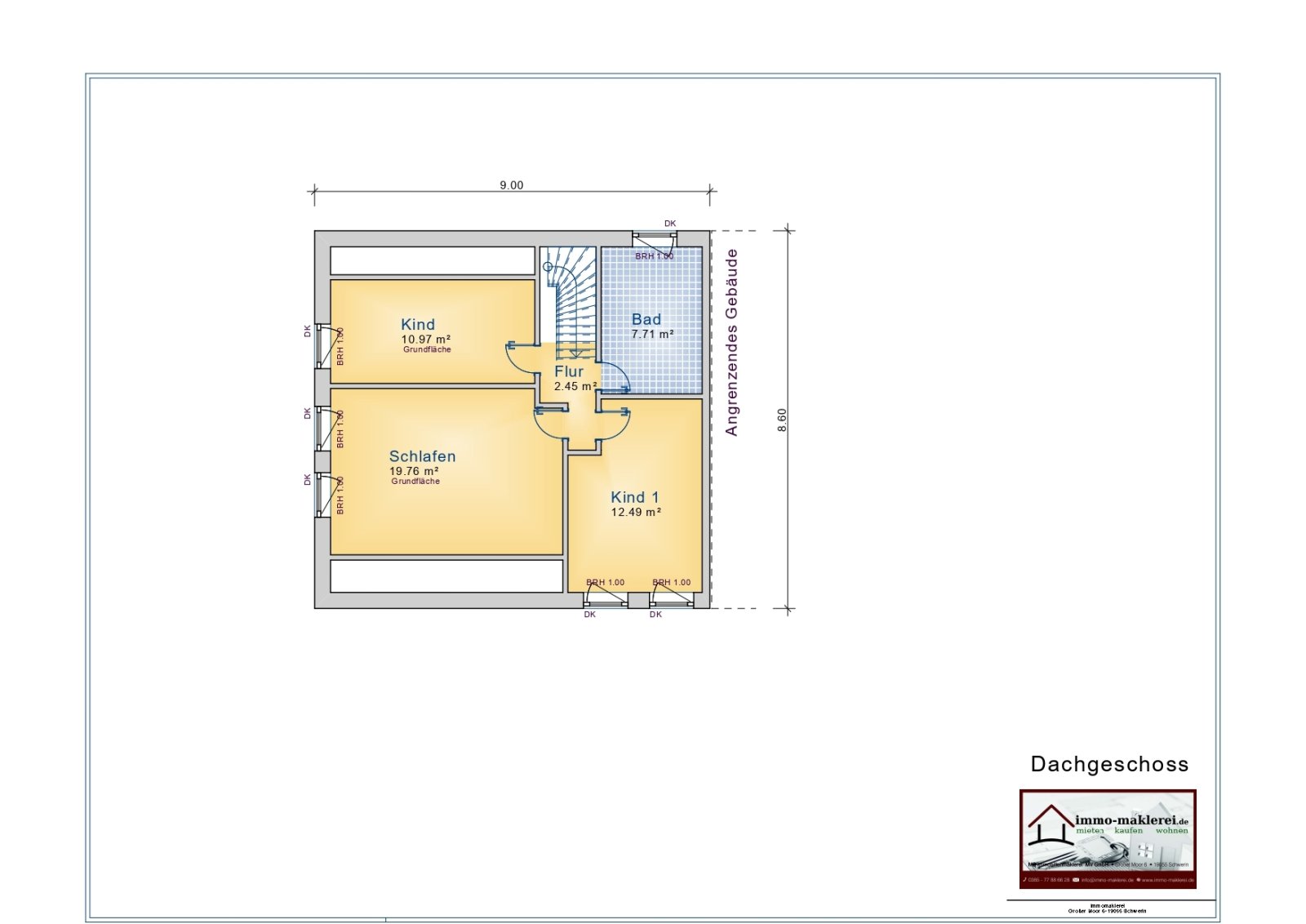 Grundriss Dachgeschoss